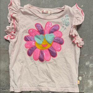 Billieblush Pink and Purple Flower Tee